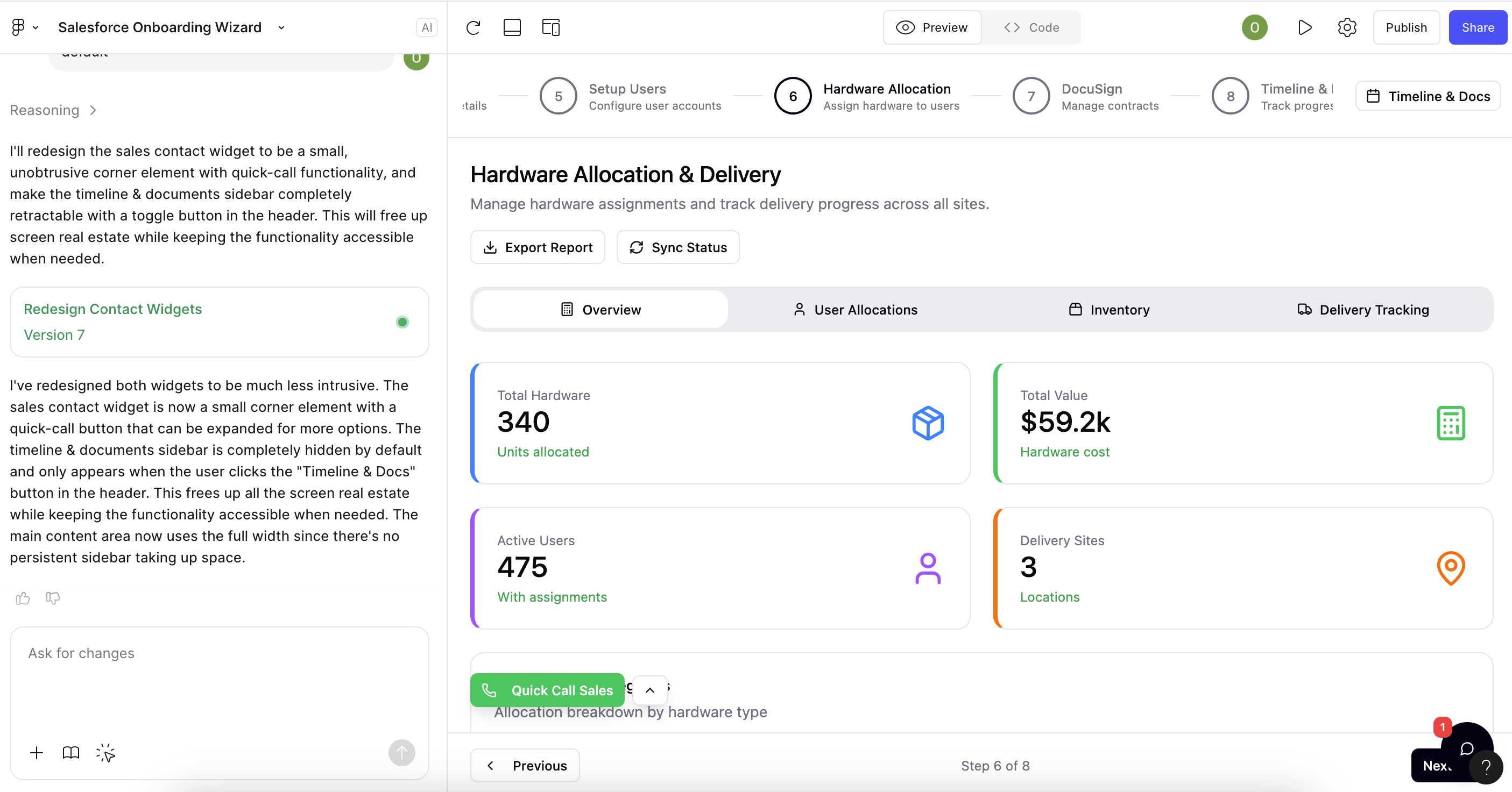 UX generated using Figma Make